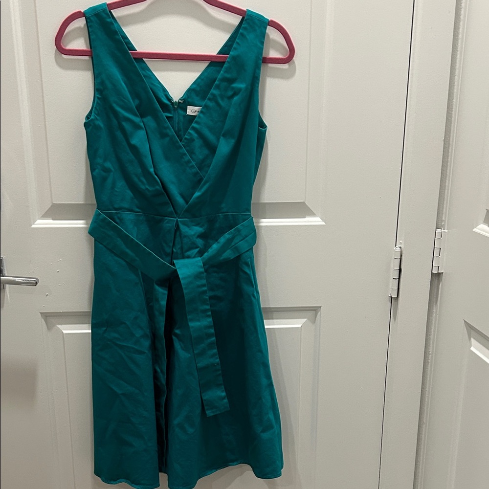 Calvin Klein Teal Midi Dress